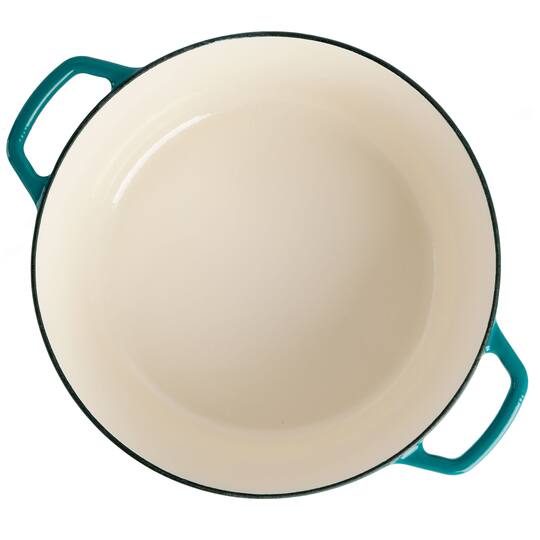 Spice By Tia Mowry Savory Saffron 6qt. Enameled Cast Iron Dutch Oven with Lid